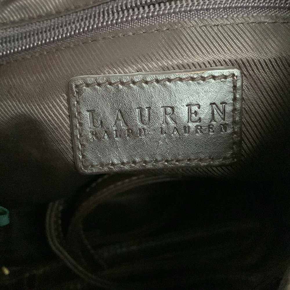 Lauren Ralph Lauren Houndstooth Shoulder‎ Bag - Picture 6 of 7